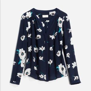 The korner silk blouse